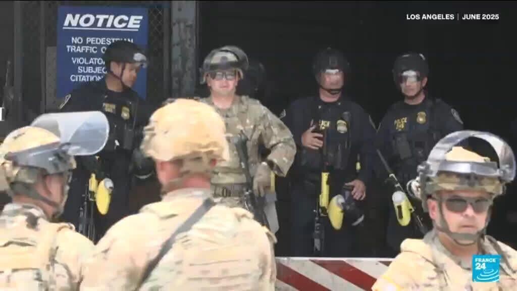 National Guard troops appear in Washington DC as mayor rejects 'authoritarian push'